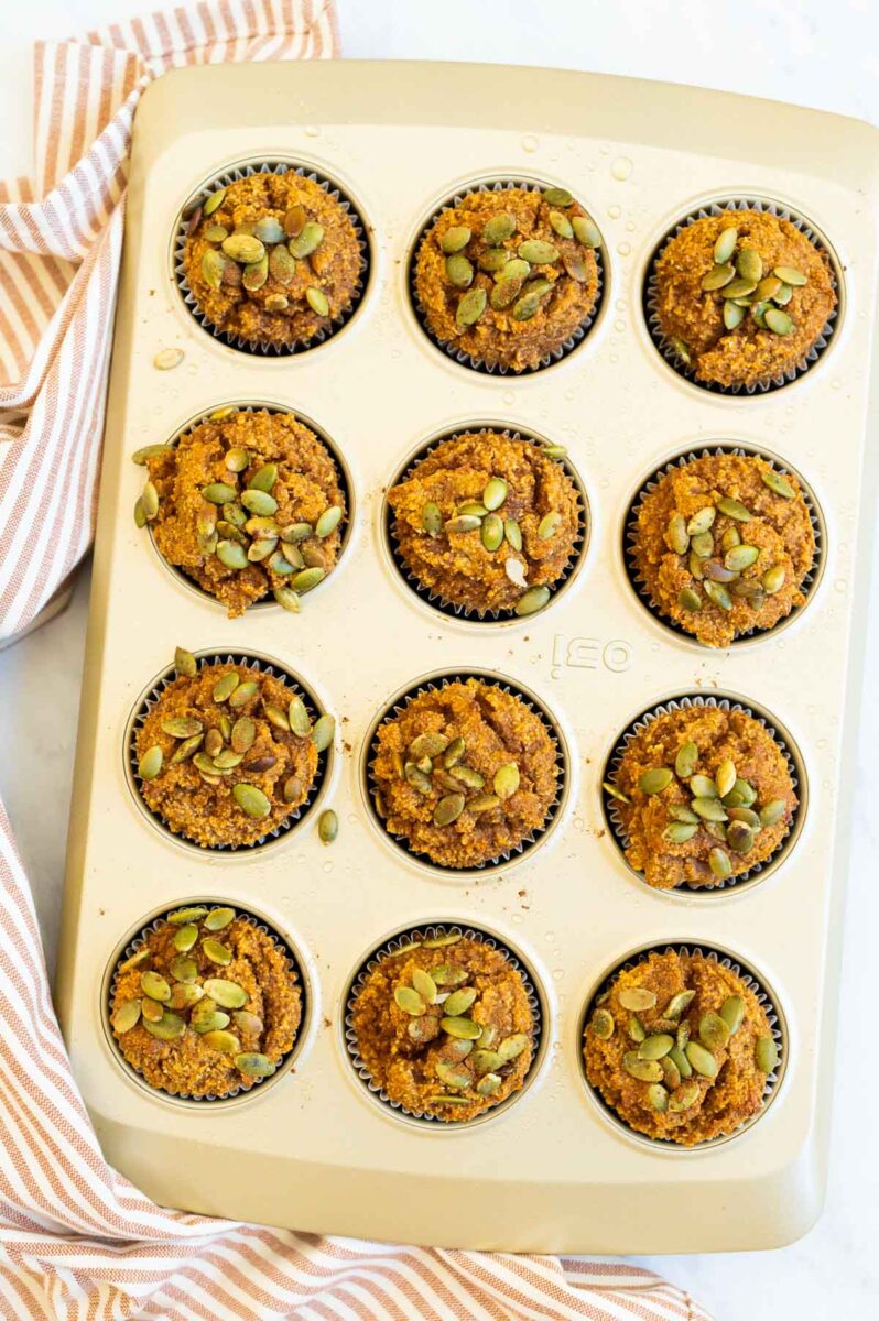 Almond Flour Pumpkin Muffins