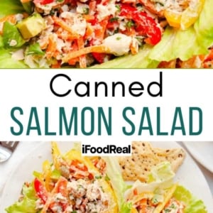 Canned salmon salad
