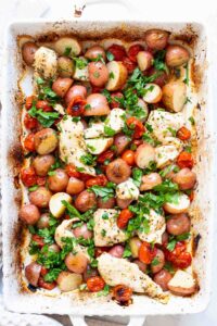 One Pan Chicken and Potatoes - iFoodReal.com