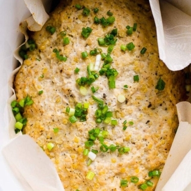 Slow cooker turkey meatloaf in parchment paper.