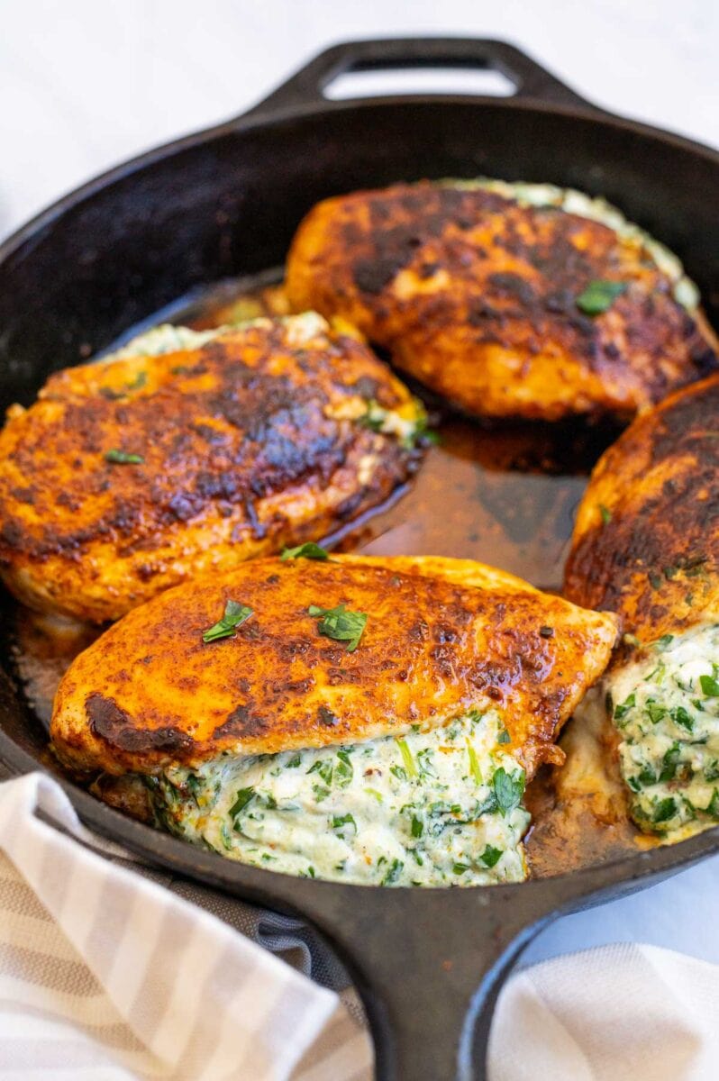 Spinach Stuffed Chicken Breast - Ifoodreal.com