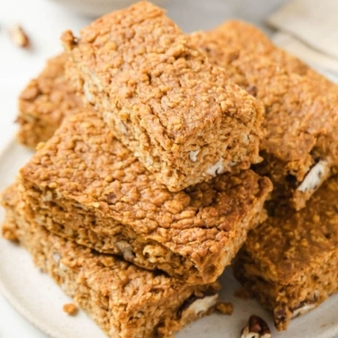 Easy Pumpkin Protein Bars