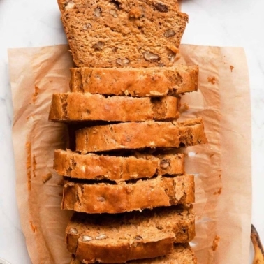 Healthy Pumpkin Banana Bread