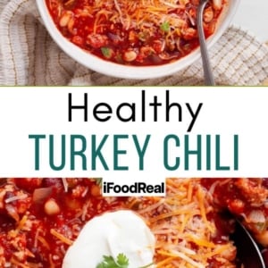 Healthy turkey chili