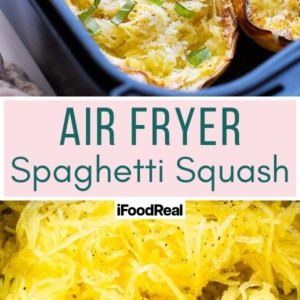 Spaghetti squash in the air fryer.