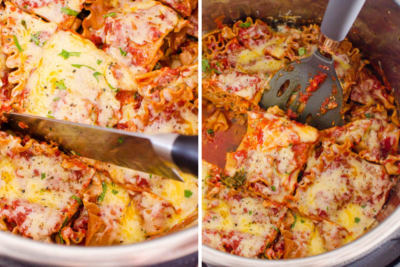 Easy Instant Pot Lasagna - iFoodReal.com