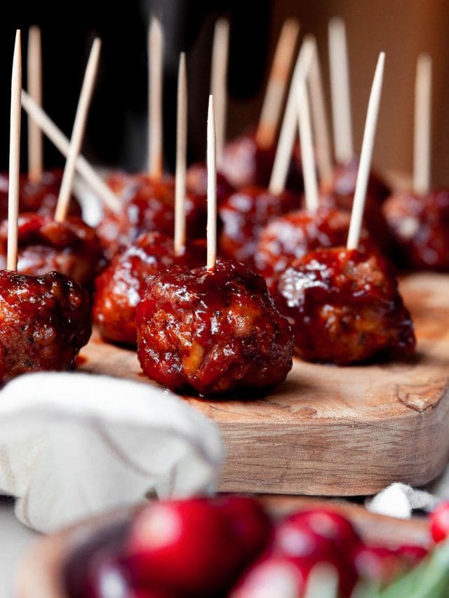 Cranberry Turkey Meatballs