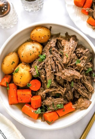 Slow Cooker Rump Roast Recipe - iFoodReal.com