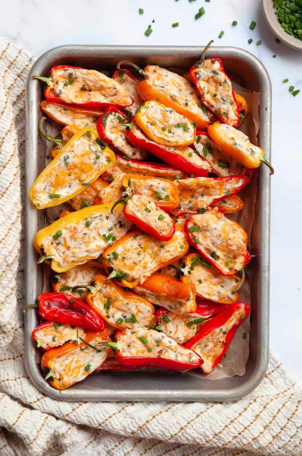 Cream Cheese Stuffed Mini Peppers