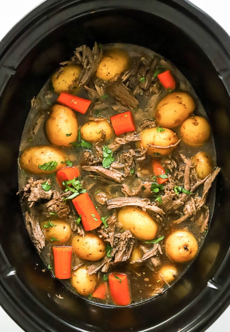 Slow Cooker Rump Roast Recipe - Ifoodreal.com