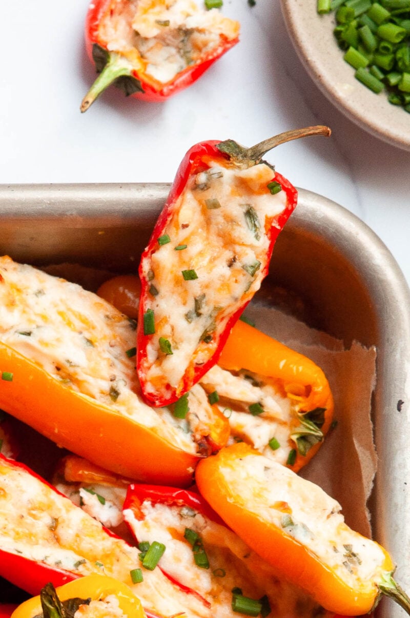 Cream Cheese Stuffed Mini Peppers