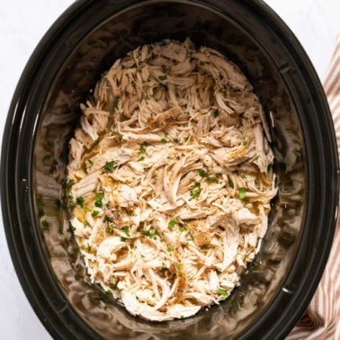 Slow Cooker Shredded Chicken