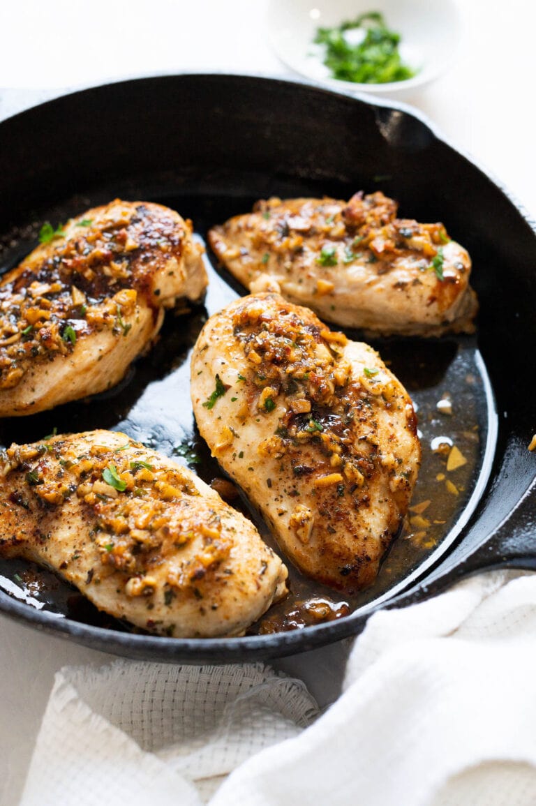 Garlic Butter Chicken Breast (30 Minutes!) - Ifoodreal.com