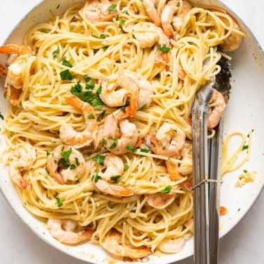 Easy Shrimp Spaghetti