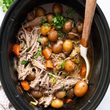 Eye of Round Roast in Slow Cooker