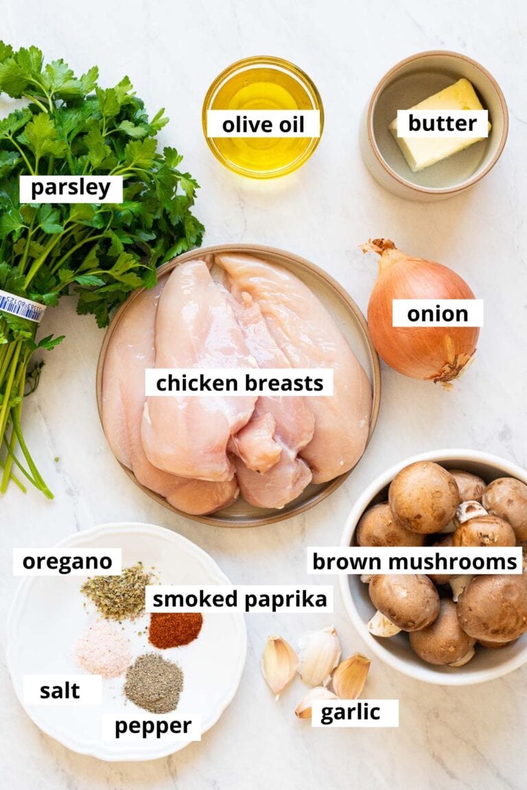 Chicken and Mushrooms Recipe - iFoodReal.com