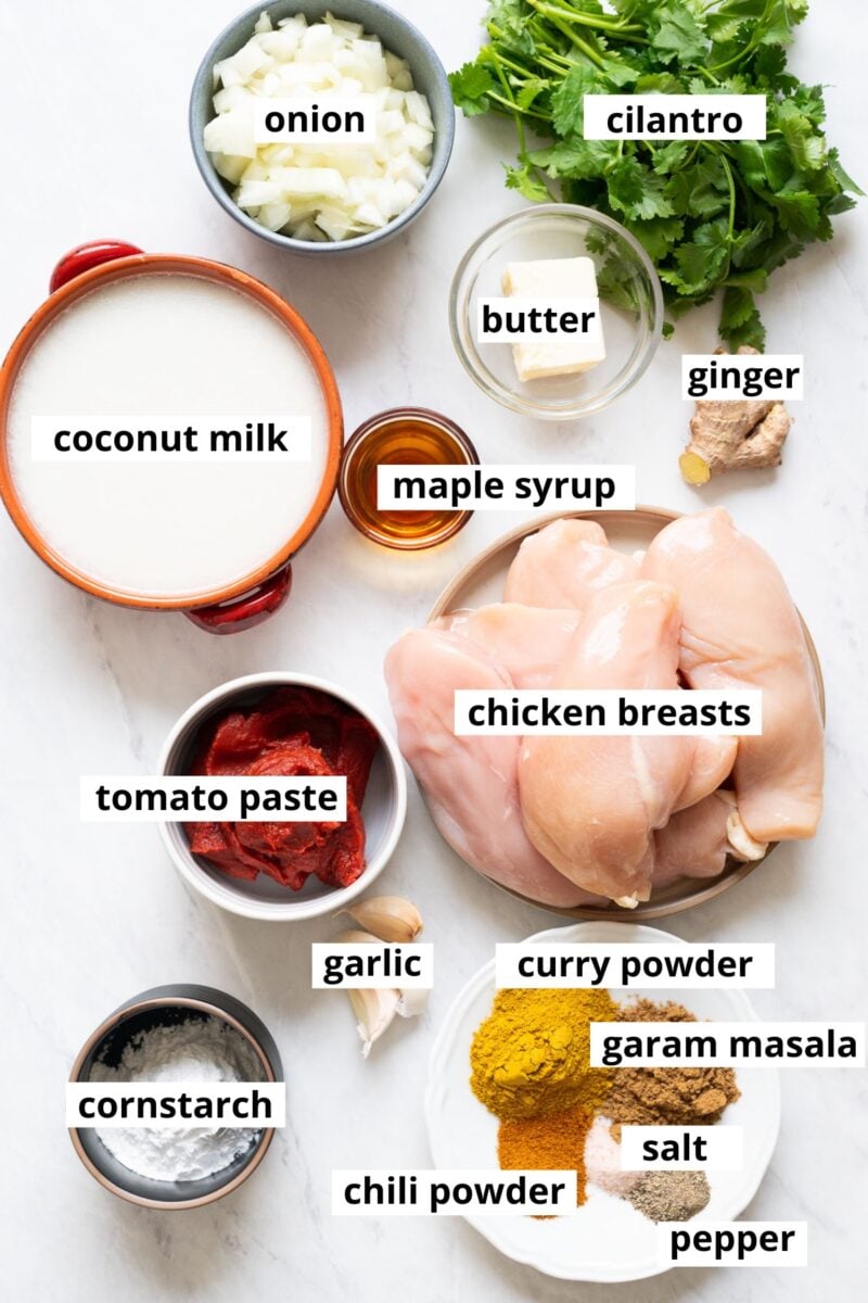 Crockpot Butter Chicken Recipe - iFoodReal.com