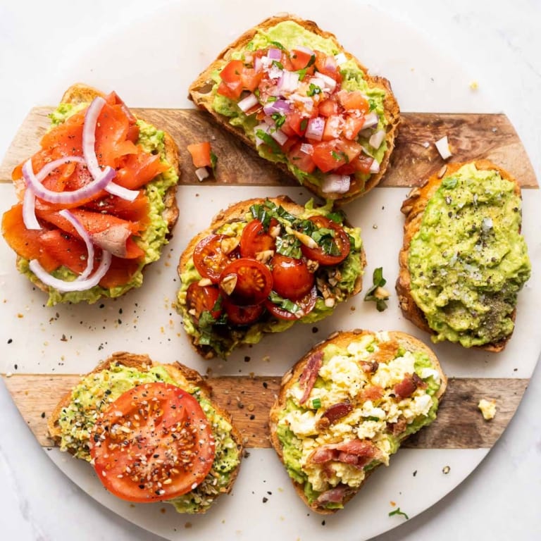 Avocado Toast Recipe - iFoodReal.com