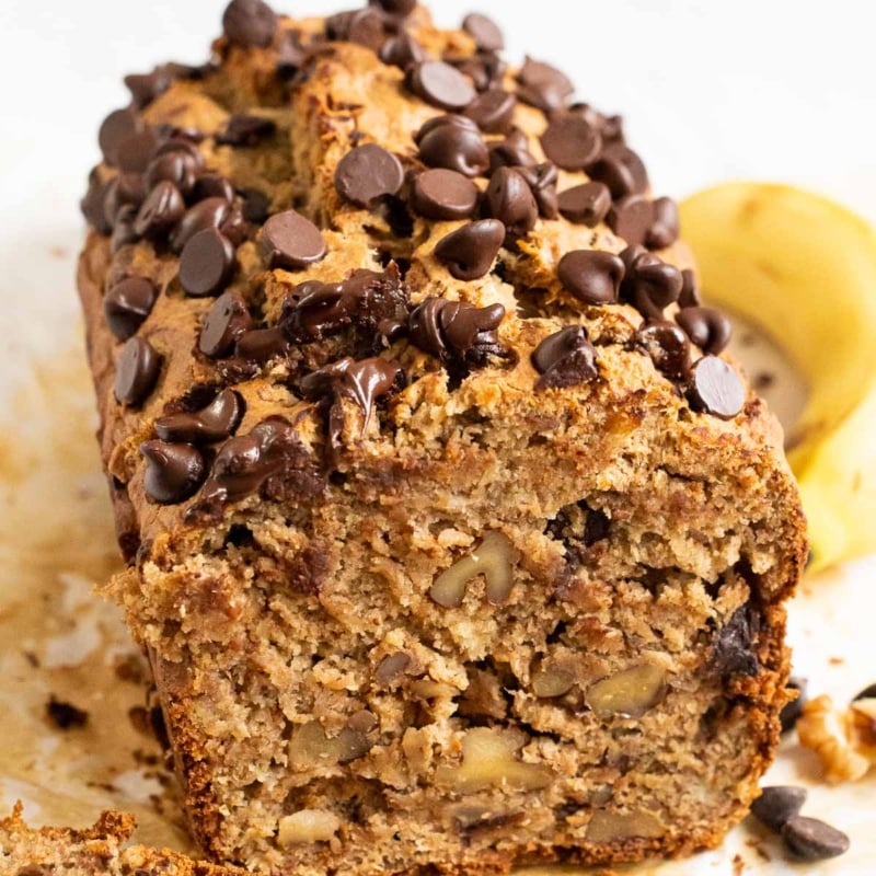Oat Flour Banana Bread