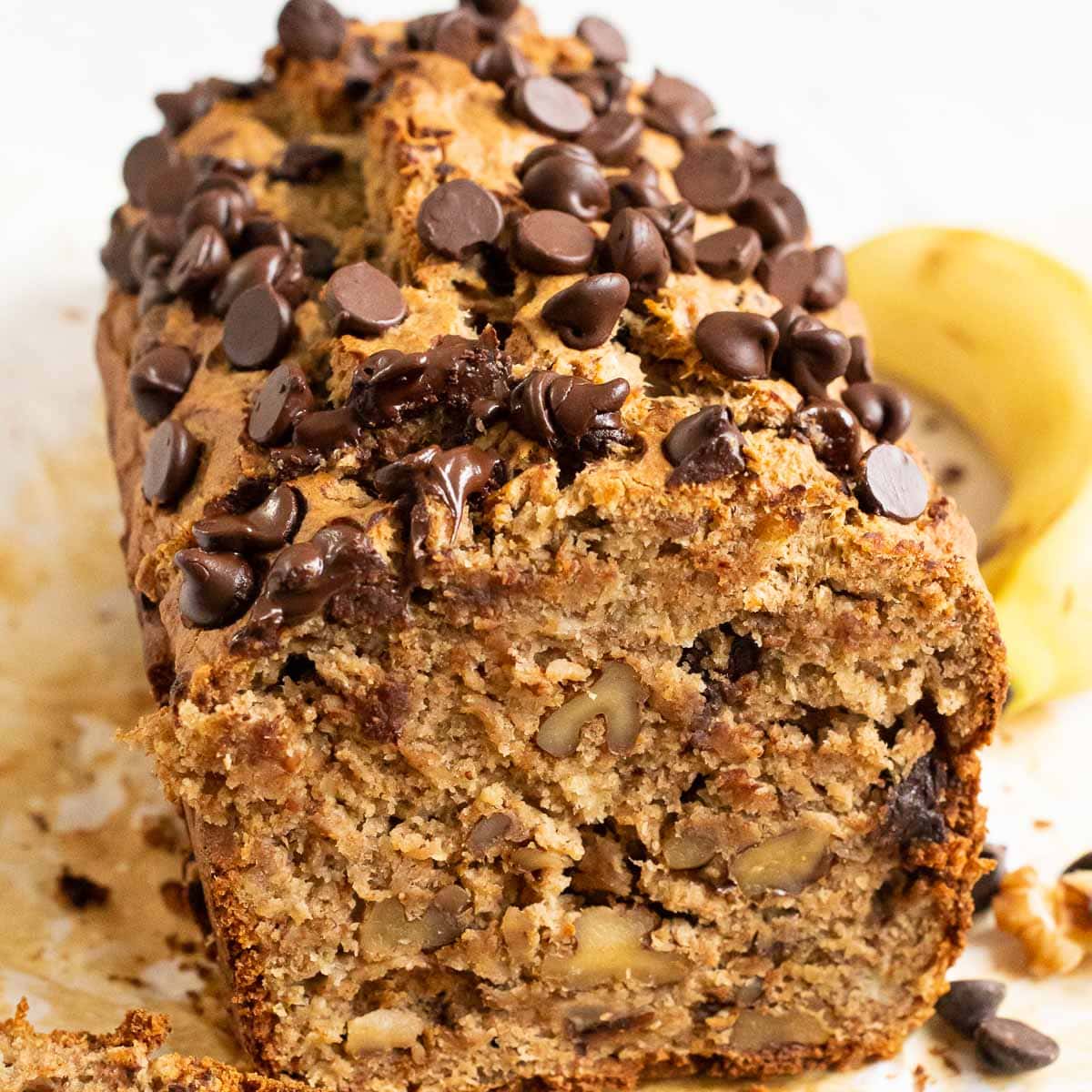 Oat Flour Banana Bread