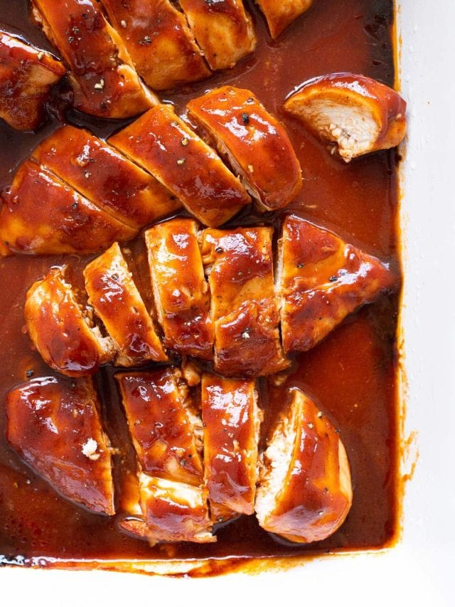 Oven Baked BBQ Chicken Breasts - IFoodReal.com