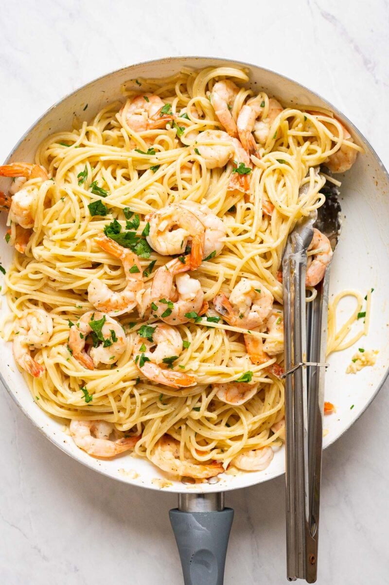 Easy Shrimp Spaghetti Recipe 30 Minutes 4962