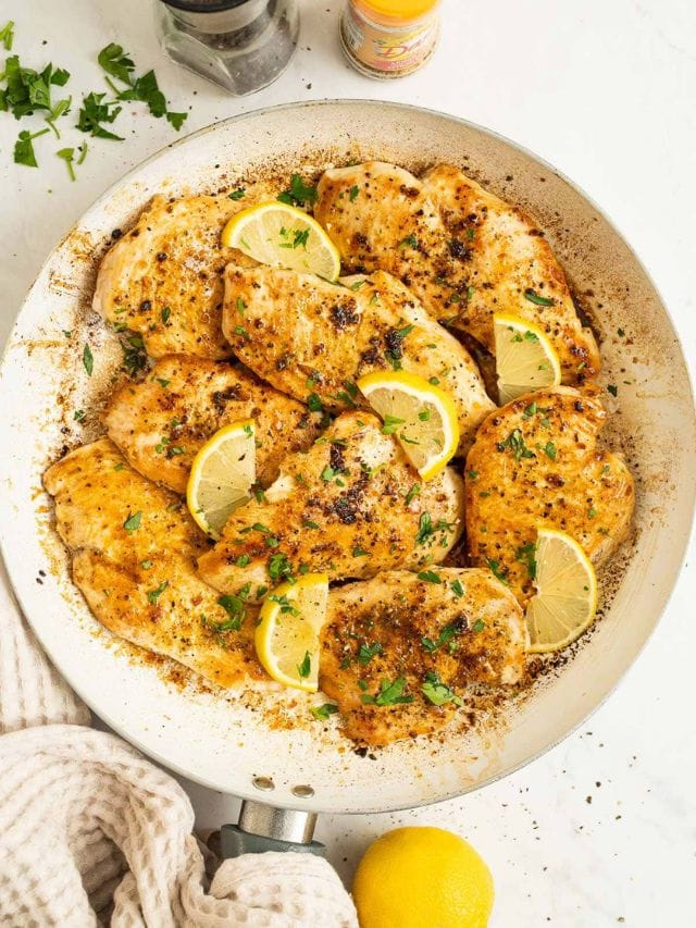 Lemon Pepper Chicken - iFoodReal.com