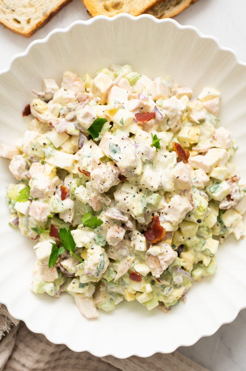 Chicken Egg Salad - iFoodReal.com