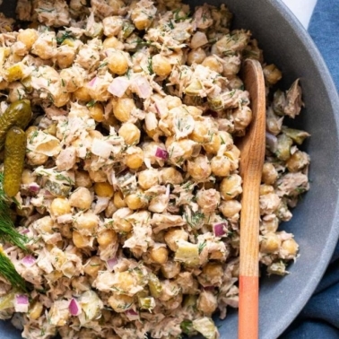 chickpea tuna salad