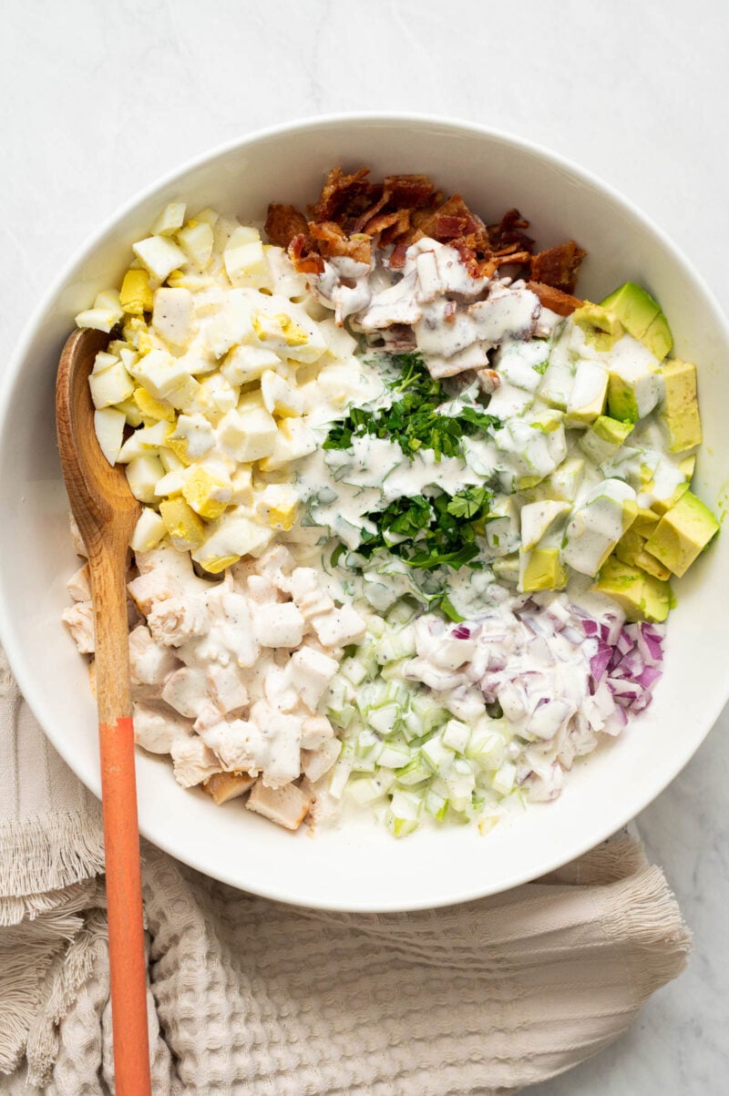 Chicken Egg Salad - iFoodReal.com