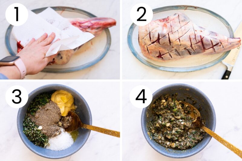 Roasted Leg of Lamb Recipe - iFoodReal.com