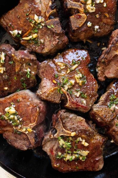 Lamb Loin Chops with Lemon and Thyme - iFoodReal.com