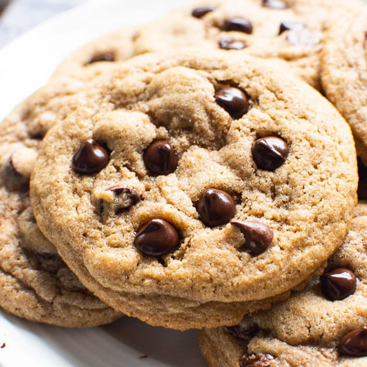 Healthy Chocolate Chip Cookies - iFoodReal.com