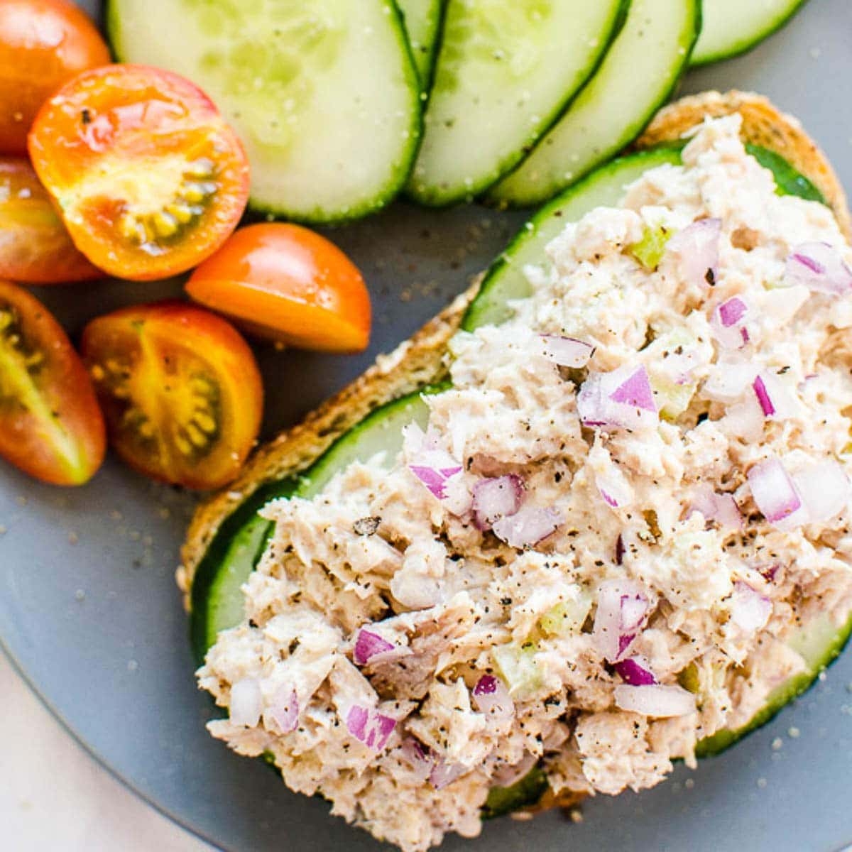 Healthy Tuna Salad with Greek Yogurt