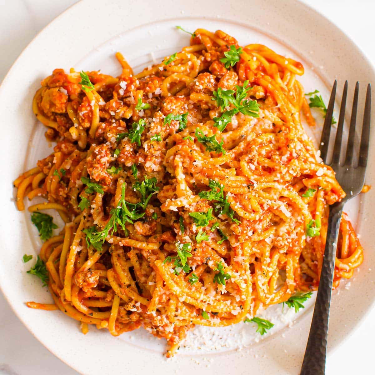 Instant Pot Spaghetti - iFoodReal.com