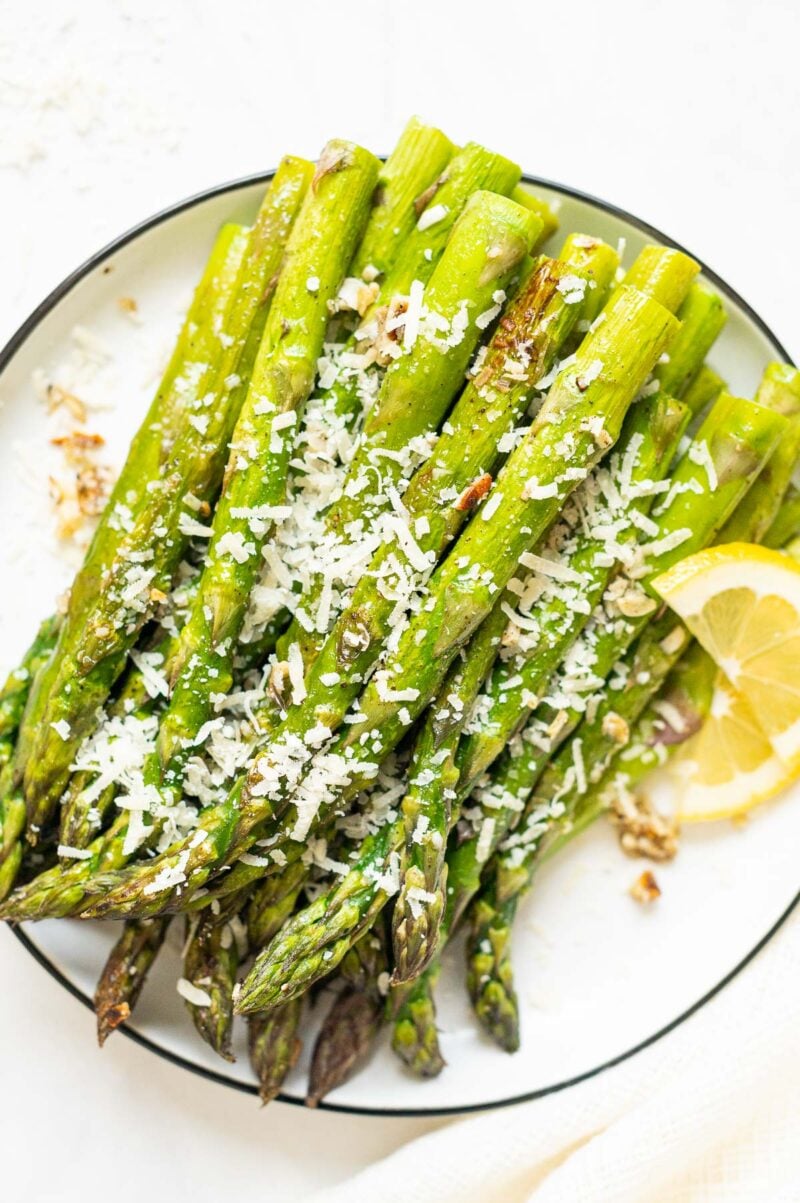 Oven Roasted Asparagus Recipe - iFoodReal.com