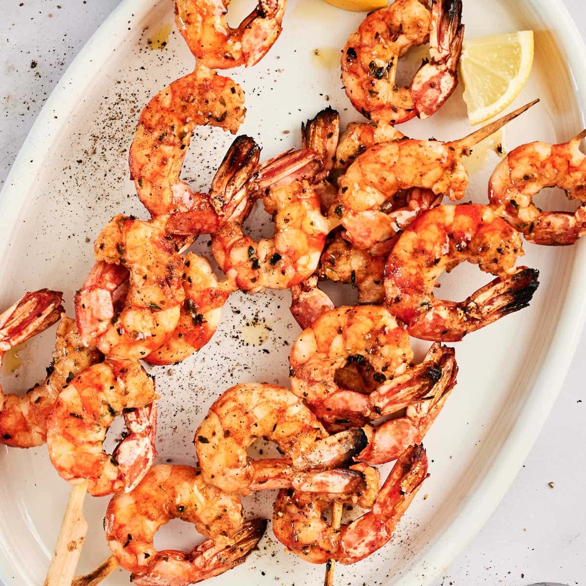 Grilled Shrimp Skewers [ifoodreal.com]