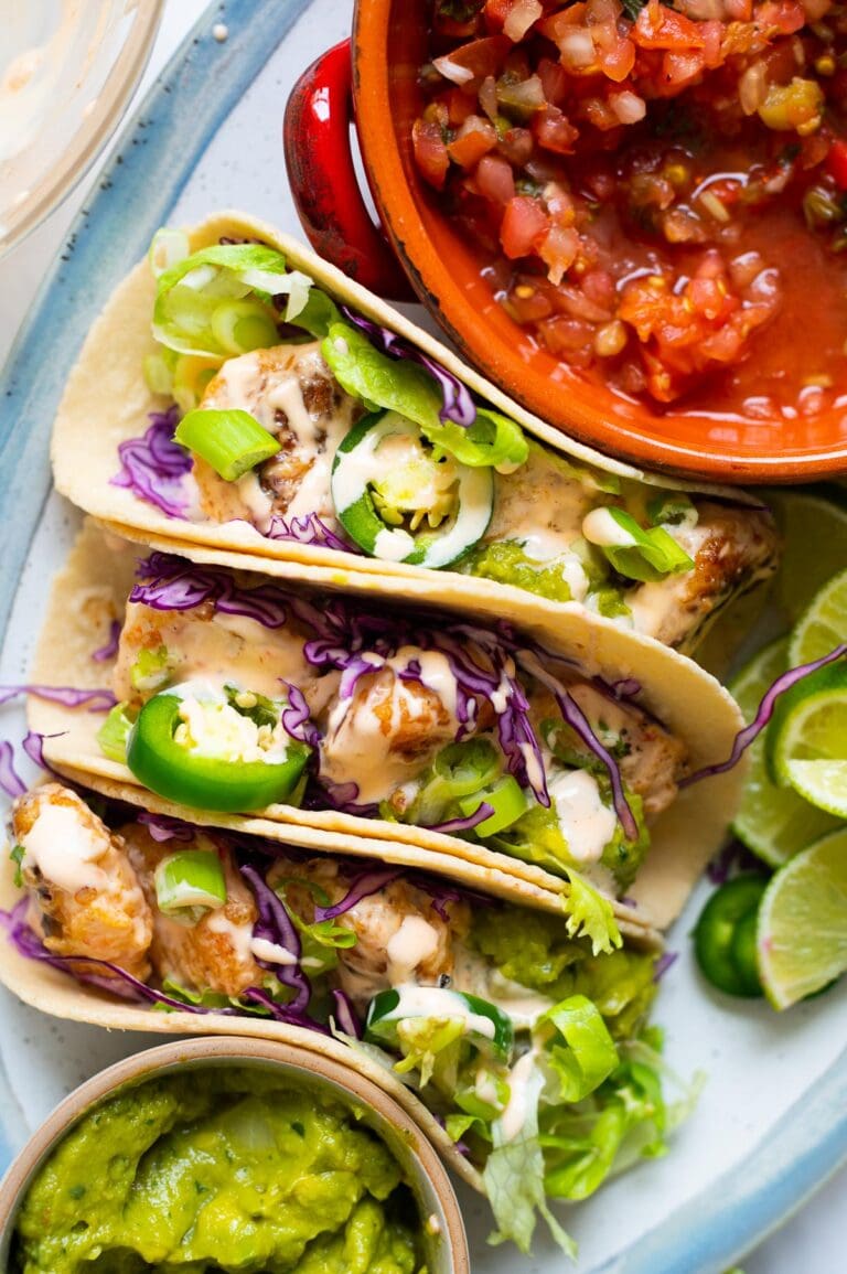 Bang Bang Shrimp Tacos (Bonefish Grill Recipe) - iFoodReal.com