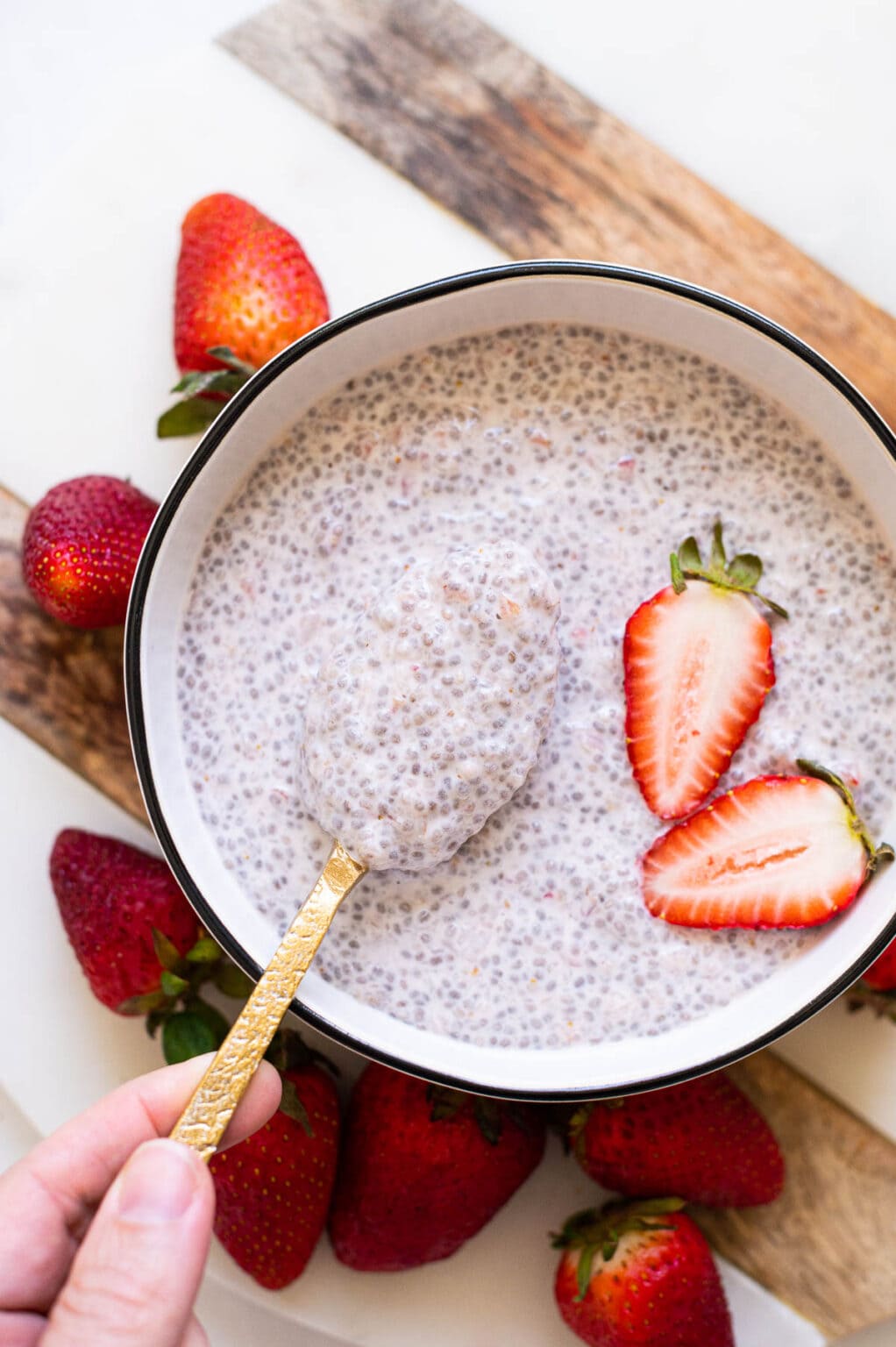 Strawberry Chia Pudding 7378