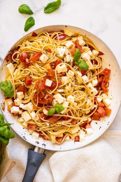 Caprese Pasta - iFoodReal.com