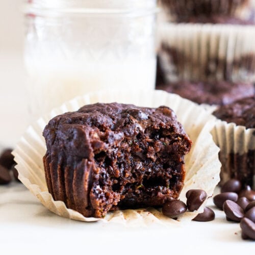 Chocolate Zucchini Muffins
