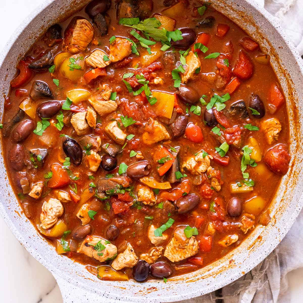 Mediterranean Chicken Skillet