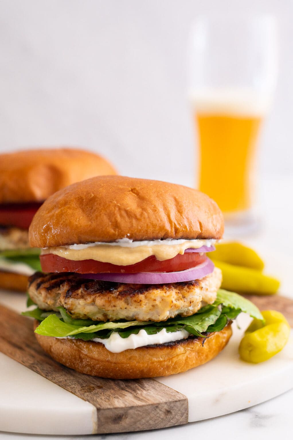 Grilled Chicken Burger (Ready in 20 Minutes)