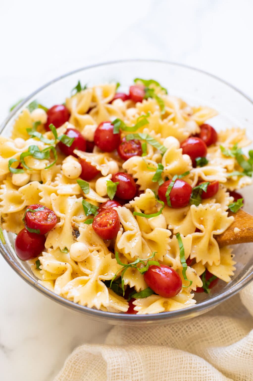 Best Caprese Pasta Salad 20 Minutesone Bowl 6494