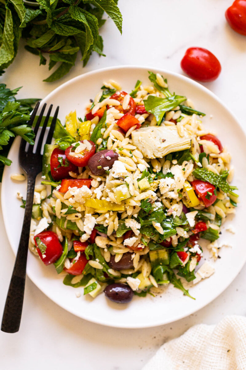 Mediterranean Orzo Pasta Salad 4453