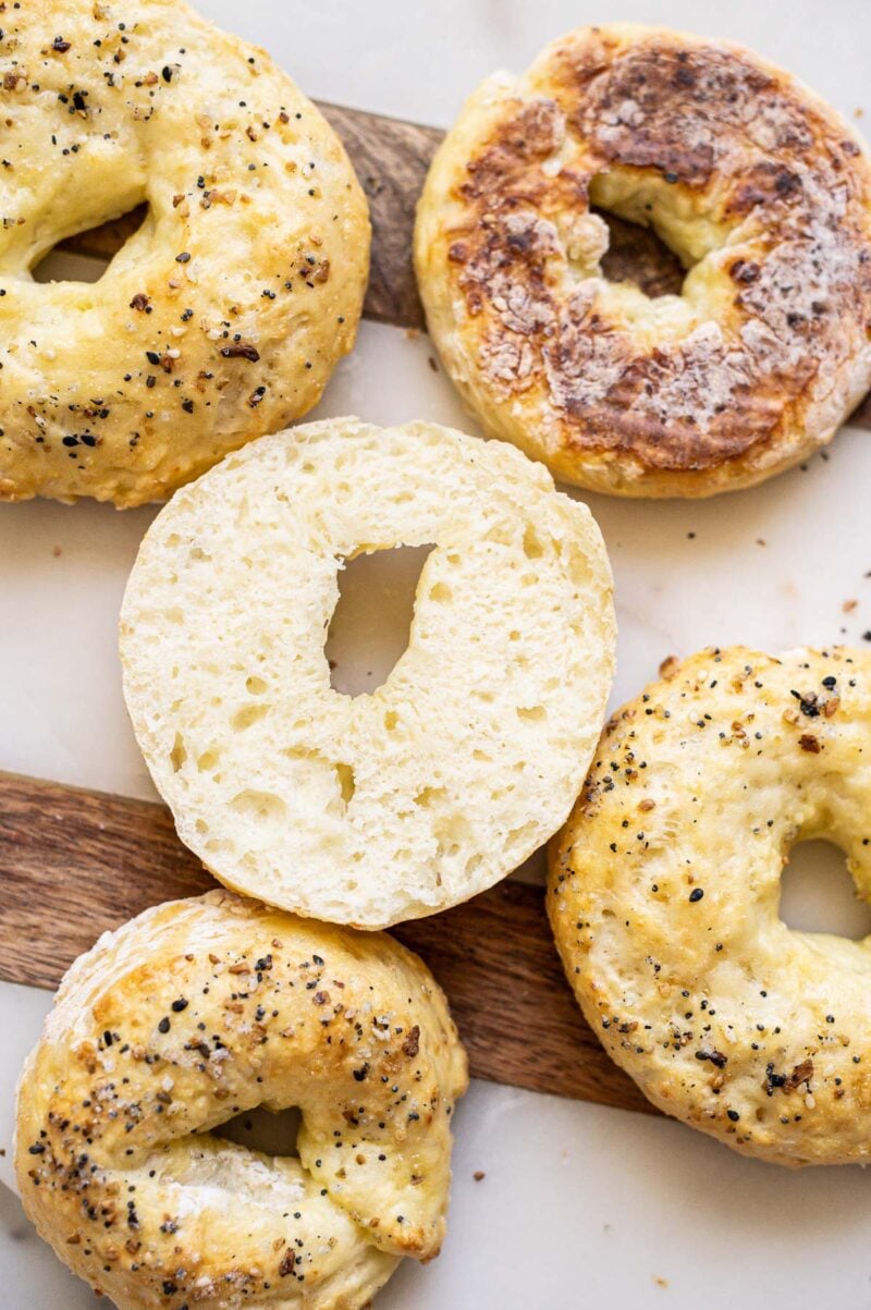 Cottage Cheese Bagels (11 Grams of Protein)