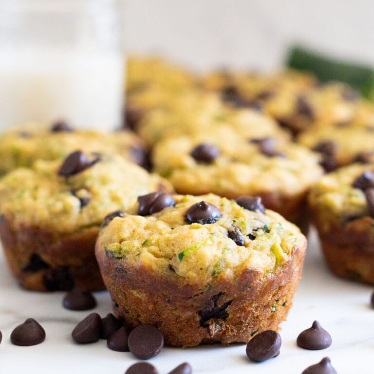 Zucchini Chocolate Chip Muffins