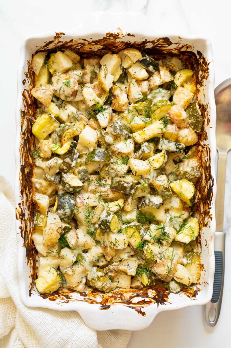 Zucchini Potato Bake - iFoodReal.com