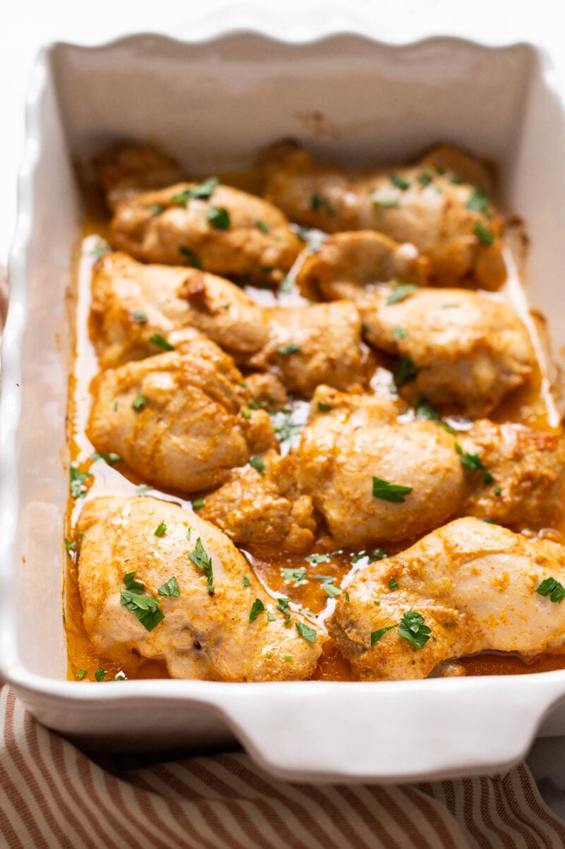 Baked Boneless Chicken Thighs - iFoodReal.com