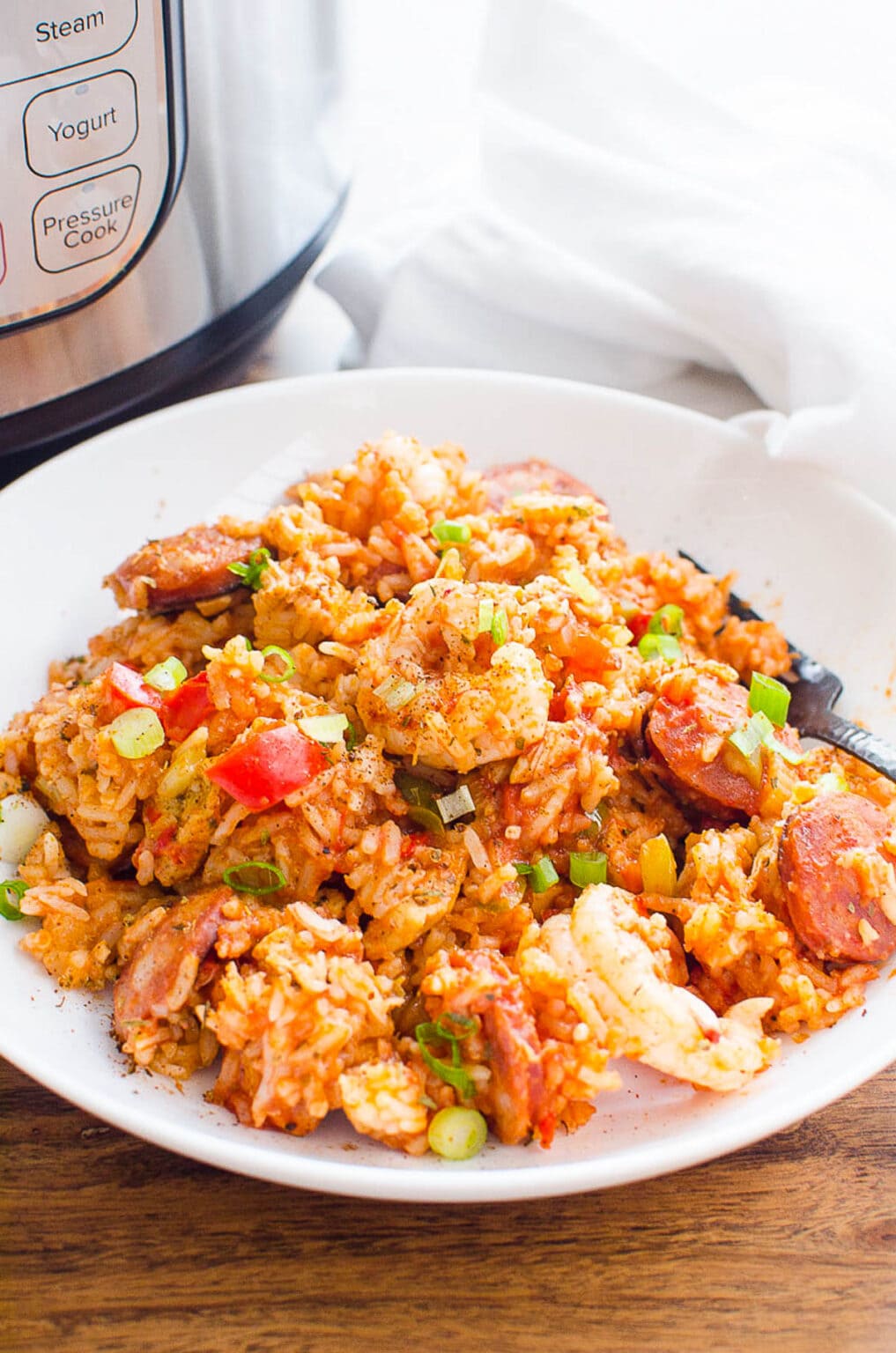 Instant Pot Jambalaya (One Pot Meal) - iFoodReal.com